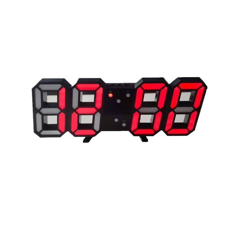 3D LED Wall Clock - Effortlessly Read Time in Bright Clarity Anytime