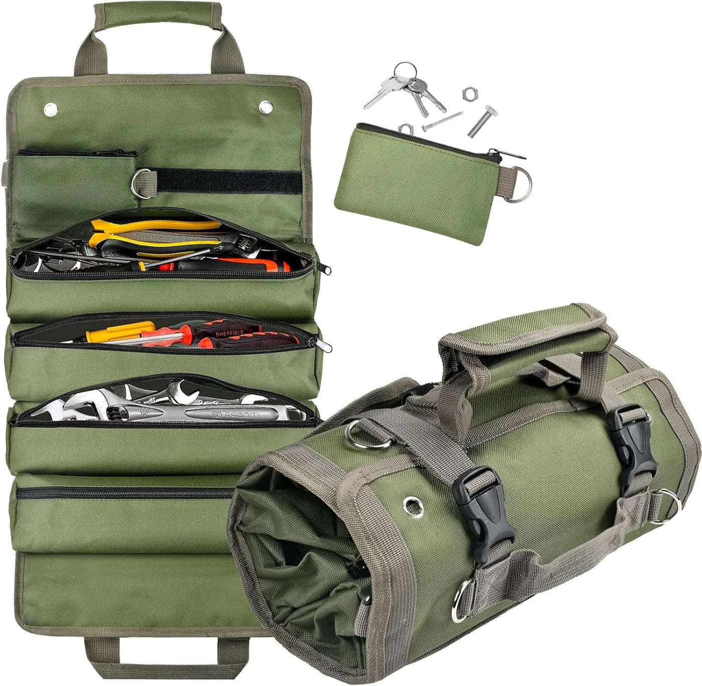 Tool Organizer | Fast Tool Access | Roll-up and Neat | ToolRig