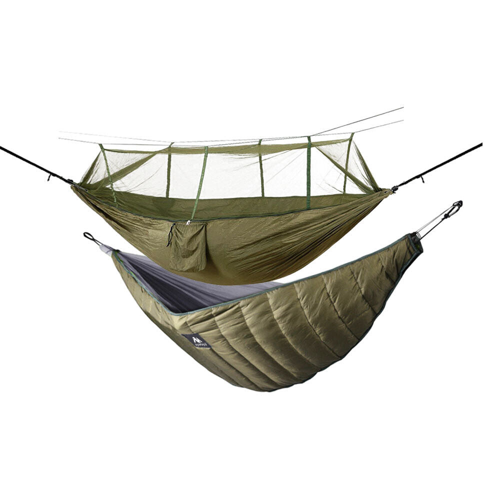 Hammock for Camping with Mosquito Net and Rainfly Choices