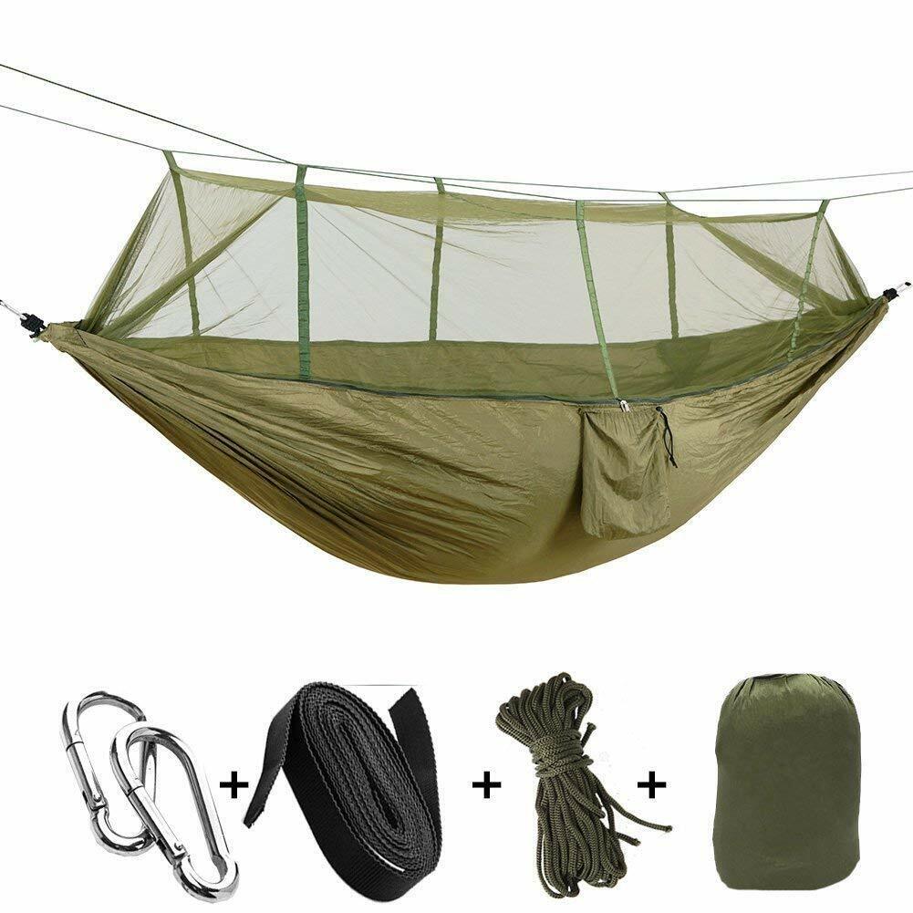 Hammock for Camping with Mosquito Net and Rainfly Choices