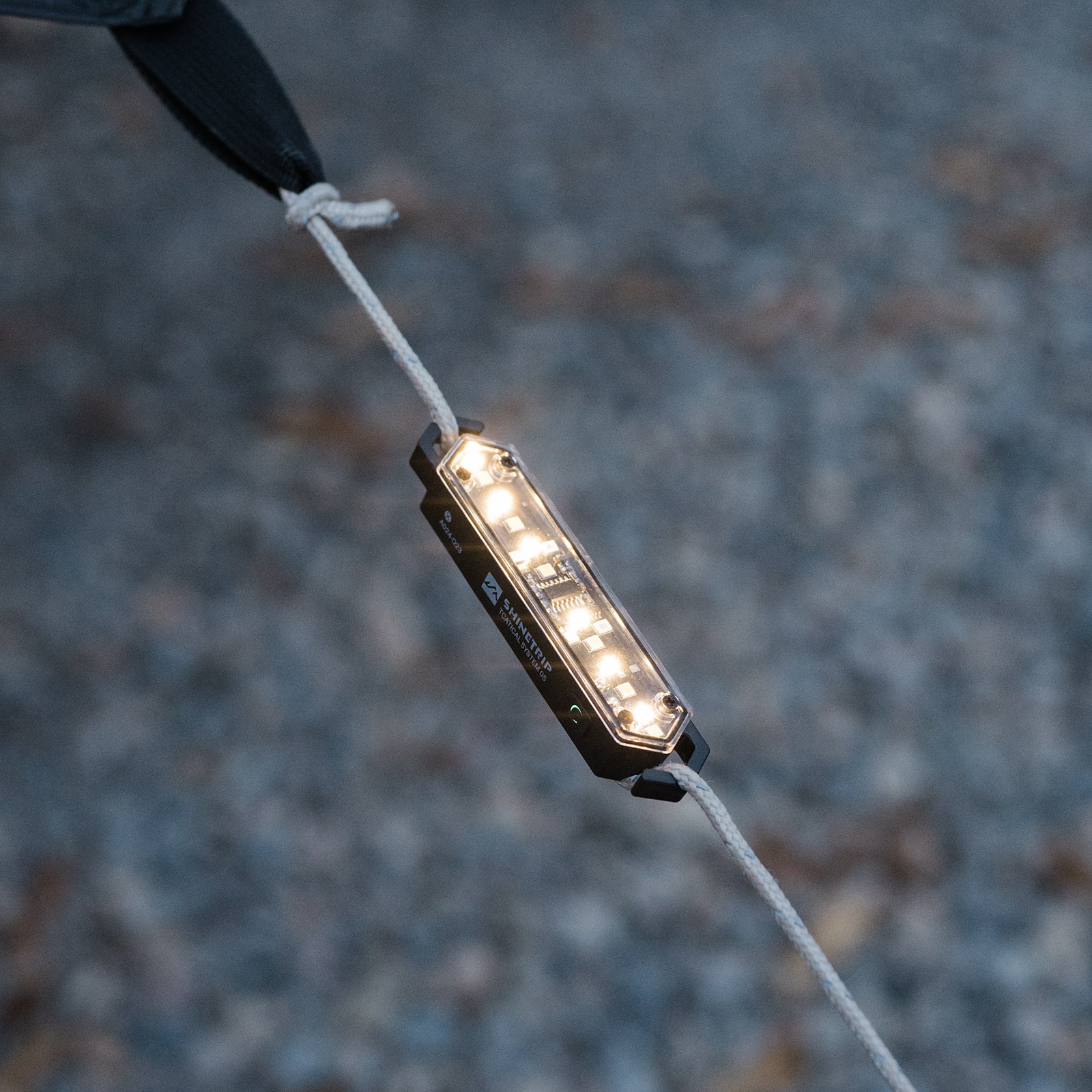 Rechargeable Camping Rope Light Kit with Clips, Type-C Charging