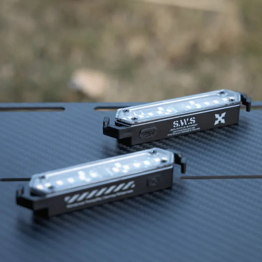 Rechargeable Camping Rope Light Kit with Clips, Type-C Charging