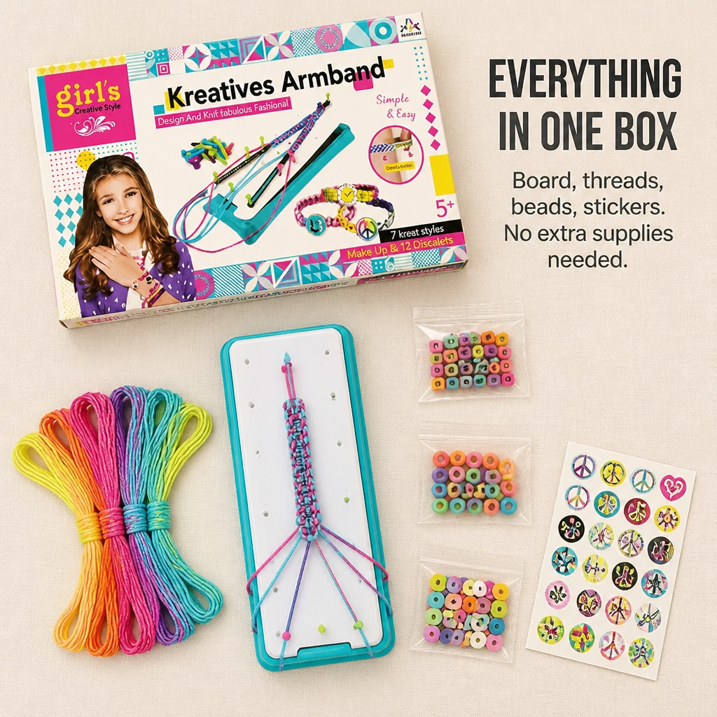 VivaBraids™ — Make Tangle-Free Friendship Bracelets She'll Actually Finish