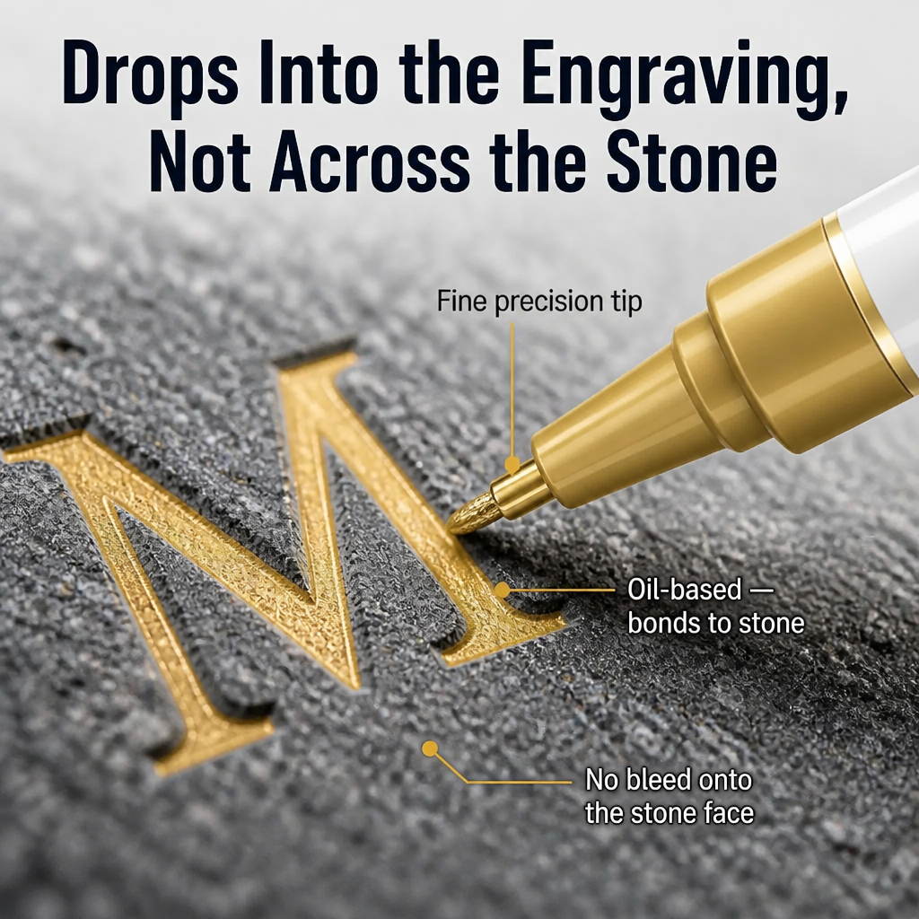 StoneVibe™ — Bring Faded Memorial Names Back to Sharp, Weatherproof Clarity