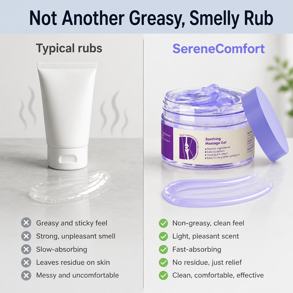 SereneComfort™ — Cool, Calm & Loosen Up Stiff Knees, Backs and Sore Muscles