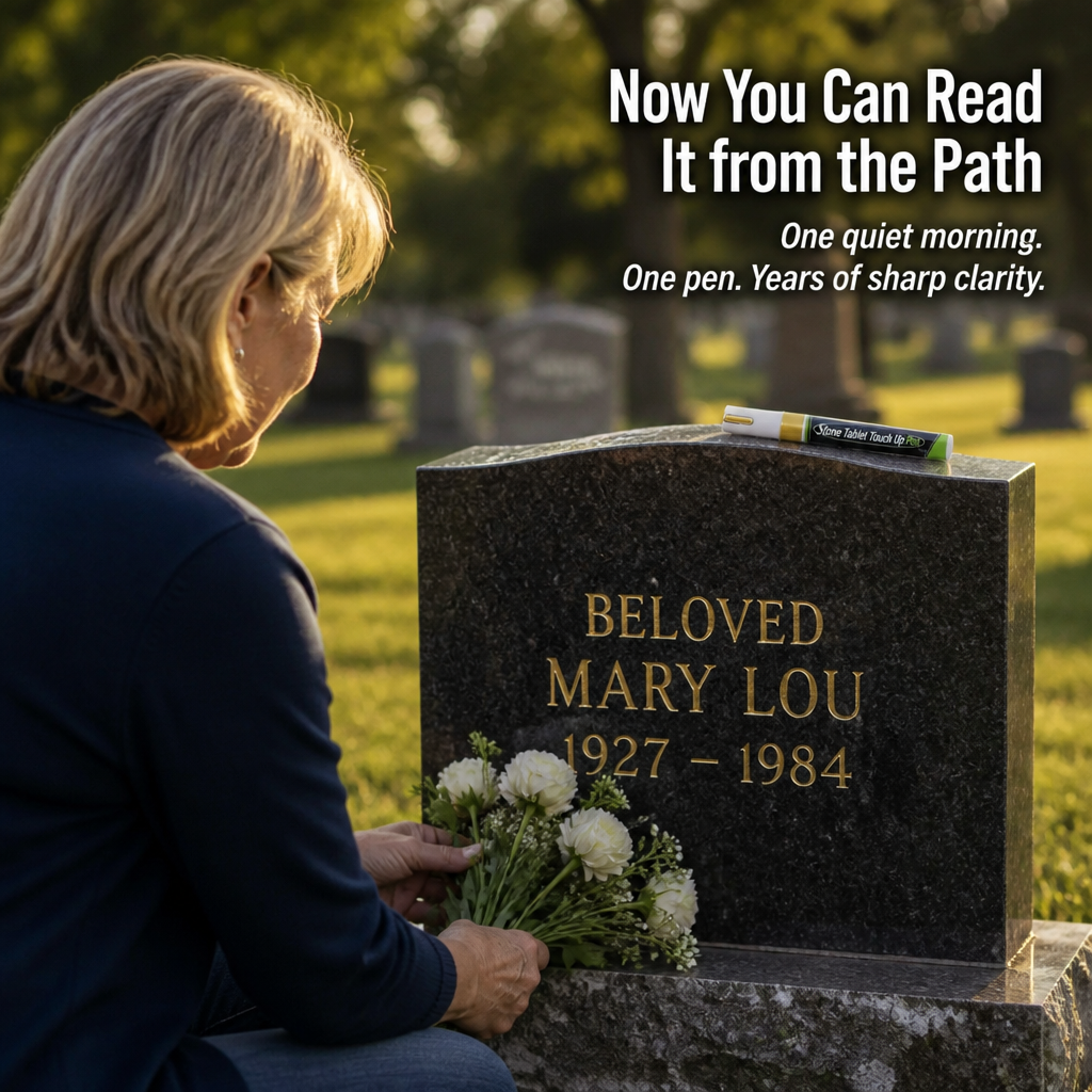 StoneVibe™ — Bring Faded Memorial Names Back to Sharp, Weatherproof Clarity