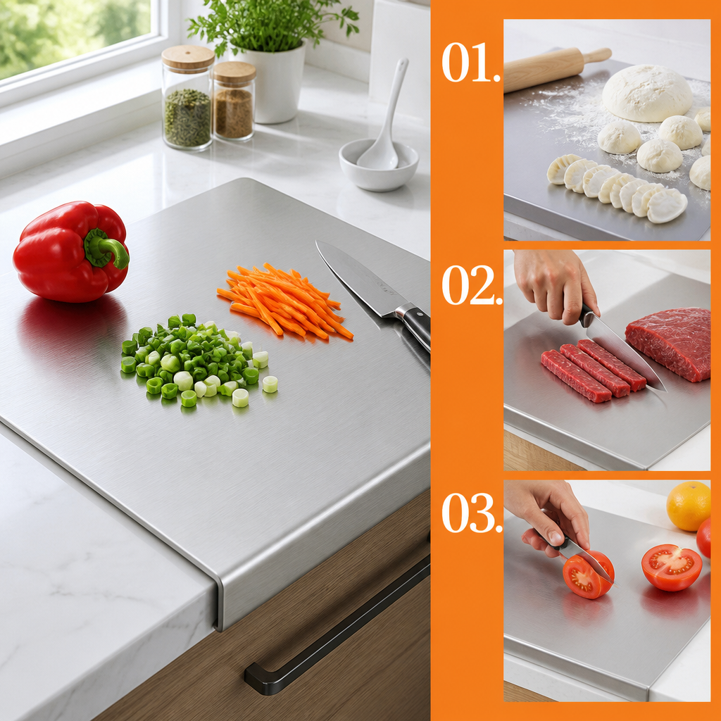 SteelPure™ — Replace Three Smelly Boards With One That Rinses Clean