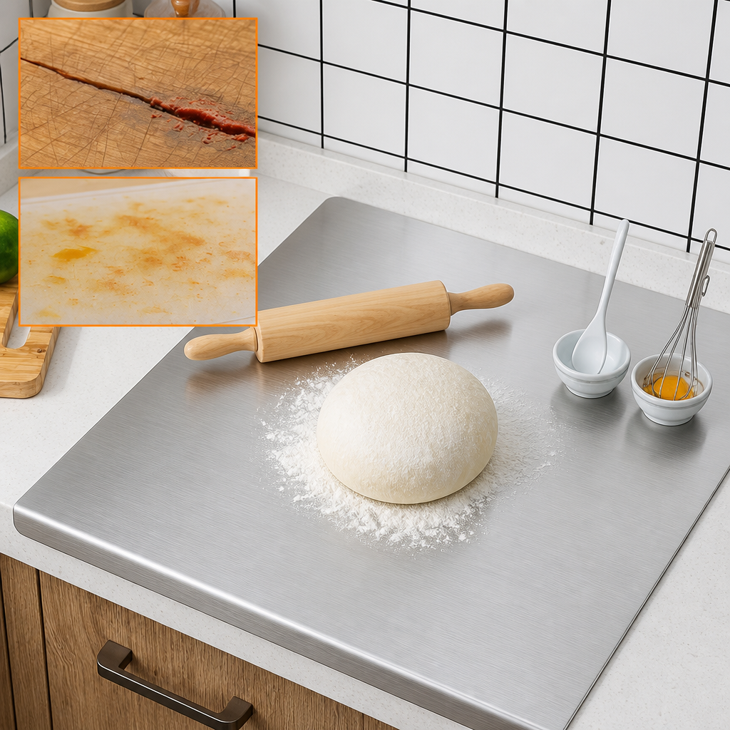 SteelPure™ — Replace Three Smelly Boards With One That Rinses Clean