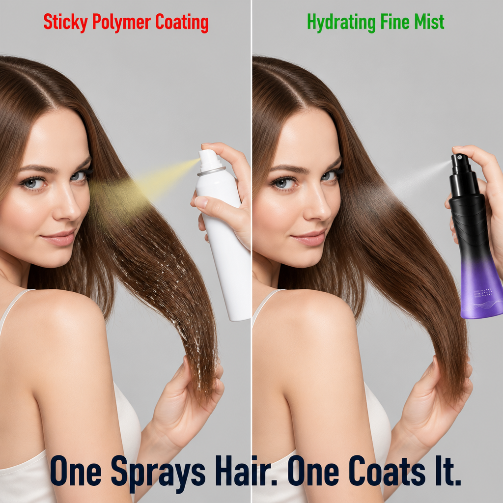Volaire™ — Spritz Lift Into Flat, Day-Two Hair Without the Sticky Crunch