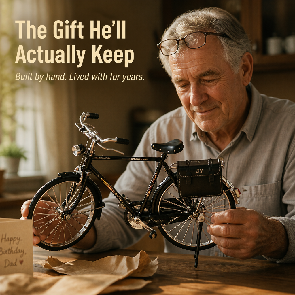 RetroMotive™ — Build a Working 1:10 Vintage Bicycle From 51 Alloy Pieces