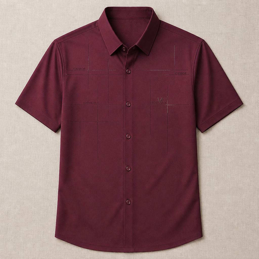 Maxon™ – Wrinkle-Free Stretch Short-Sleeve Button-Down Shirt