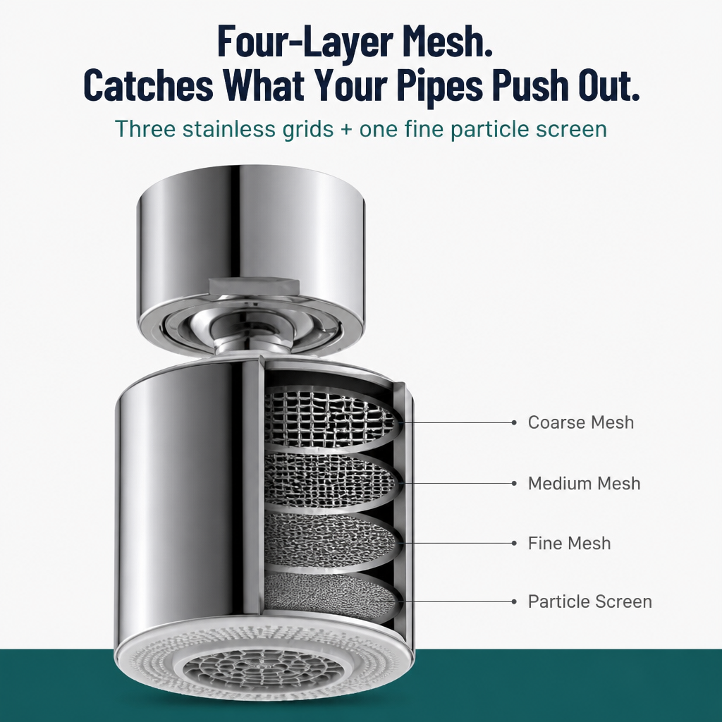 StreamMaster Pro™ — Stop the Splash and Reach Every Corner of Your Sink