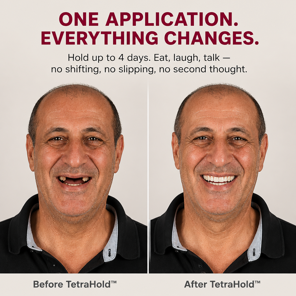 TetraHold™ — Eat the Apple, Laugh Out Loud, and Hold for 4 Days