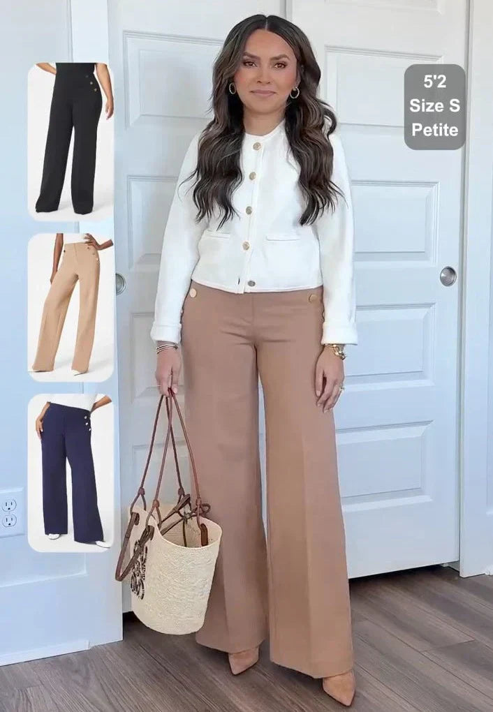 VeloraFlow™ Wide-Leg Pants — Sculpt Your Shape with All-Day Freedom and Effortless Elegance