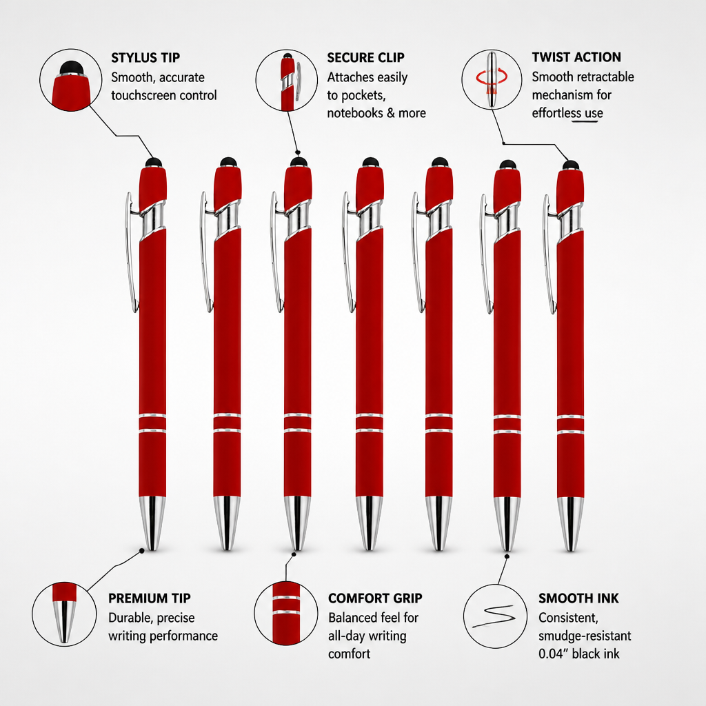 CheekyClick™ Stylus Pen Set — Turn Every Task Into a Smooth, Smile-Powered Win