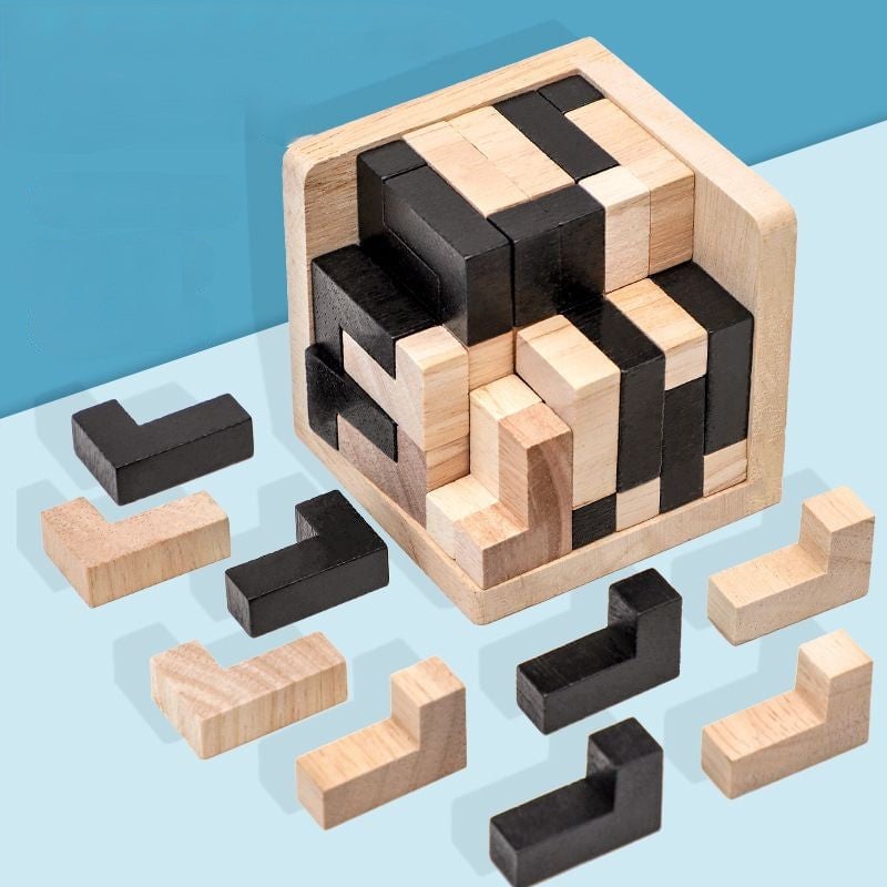 Wooden Puzzle Game – Sharpen Your Mind with Challenging Riddles
