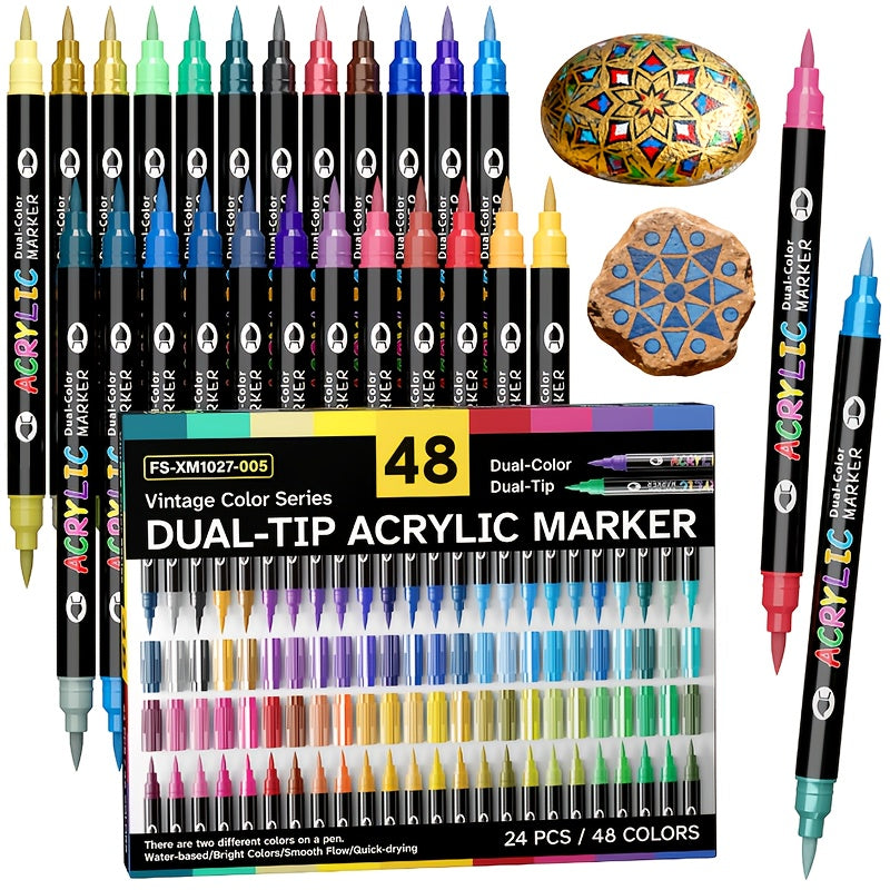 Set of 120 Acrylic Markers