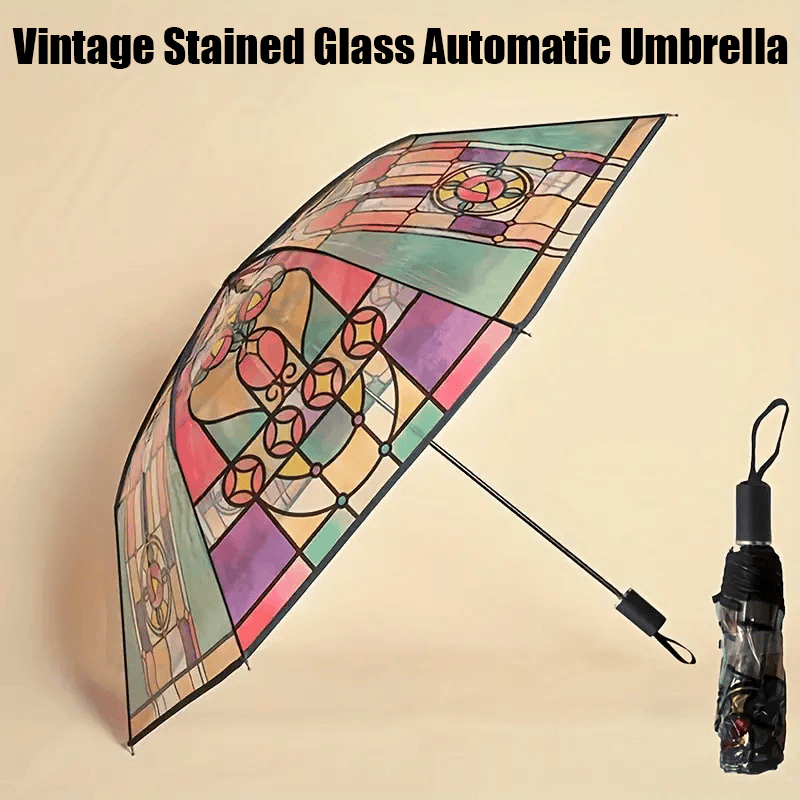 VitraLuxe™ Prism Umbrella — Turn Every Rainy Day into a Dazzling Style Celebration