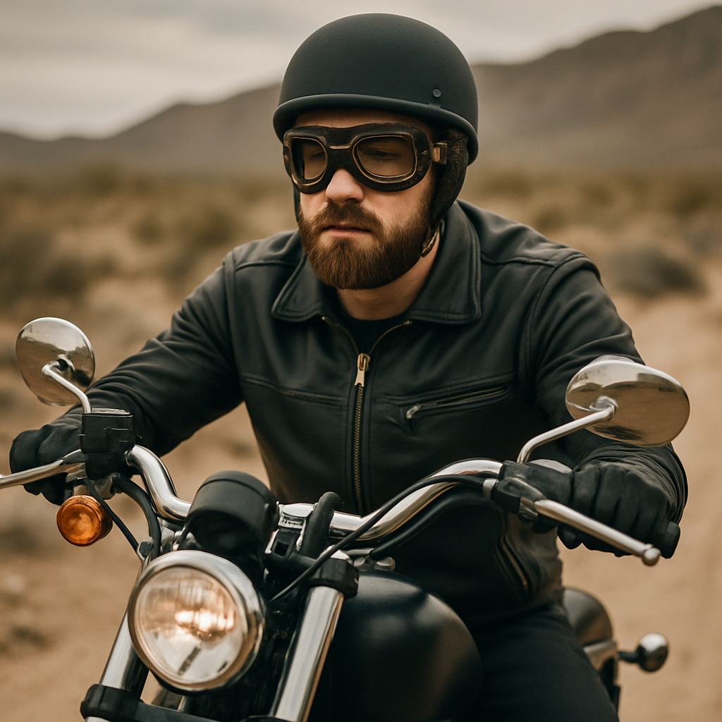 Vintage Motorcycle Goggles for Pilots