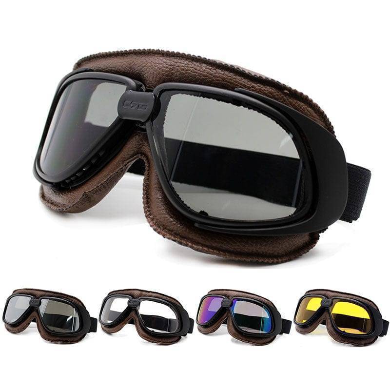 Vintage Motorcycle Goggles for Pilots