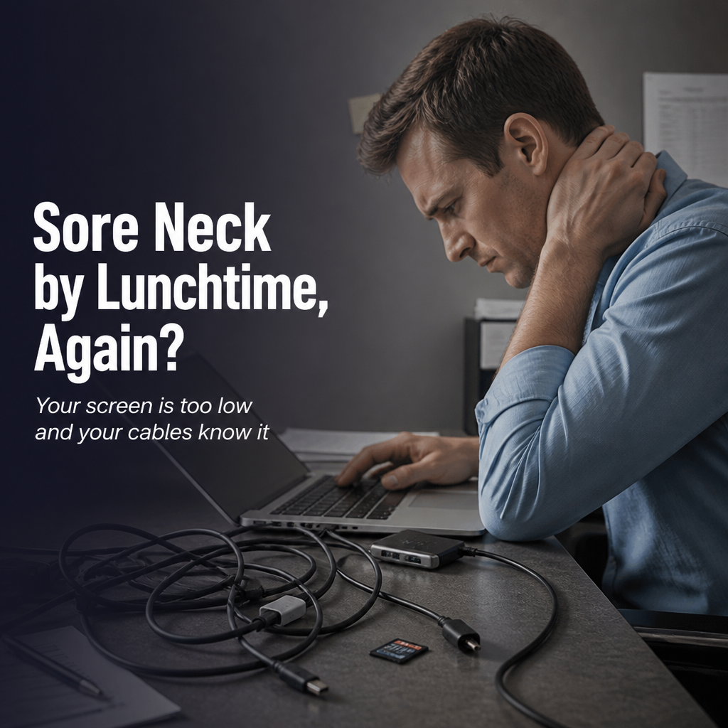 ConexaCore™ — Crush Clutter and Neck Strain with Seamless Power and Perfect Posture