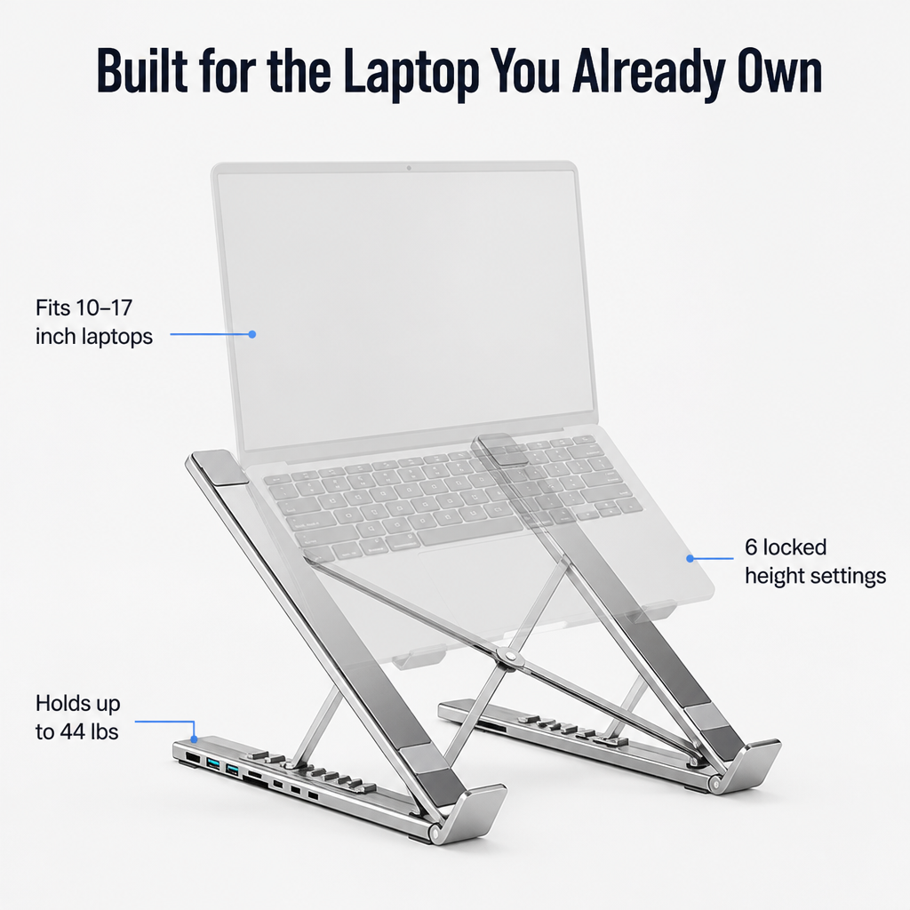 ConexaCore™ — Crush Clutter and Neck Strain with Seamless Power and Perfect Posture