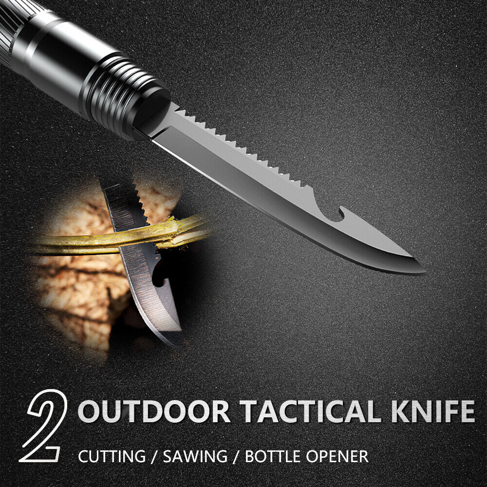 Multi-Tool Kit Trekking Pole for Outdoor Survival and Tactical Use