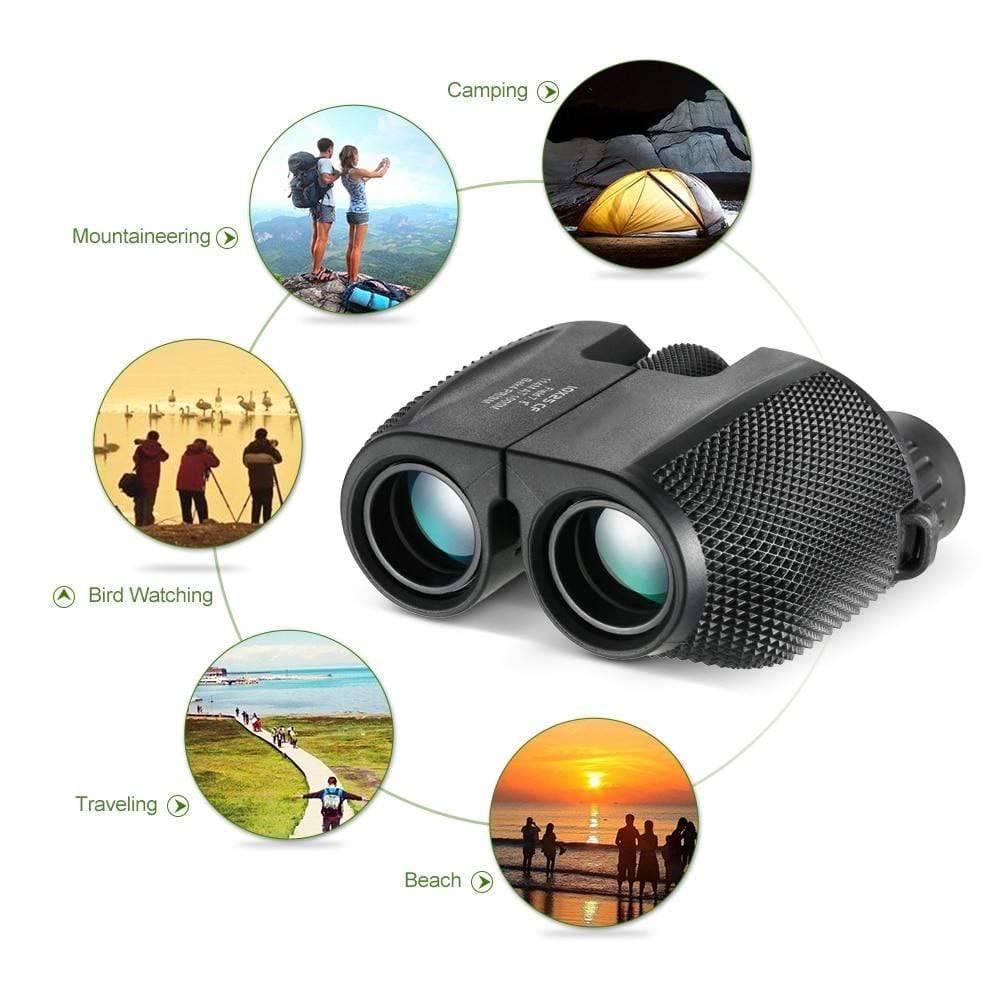 High-Power 10x25 Binoculars for Outdoor Exploration