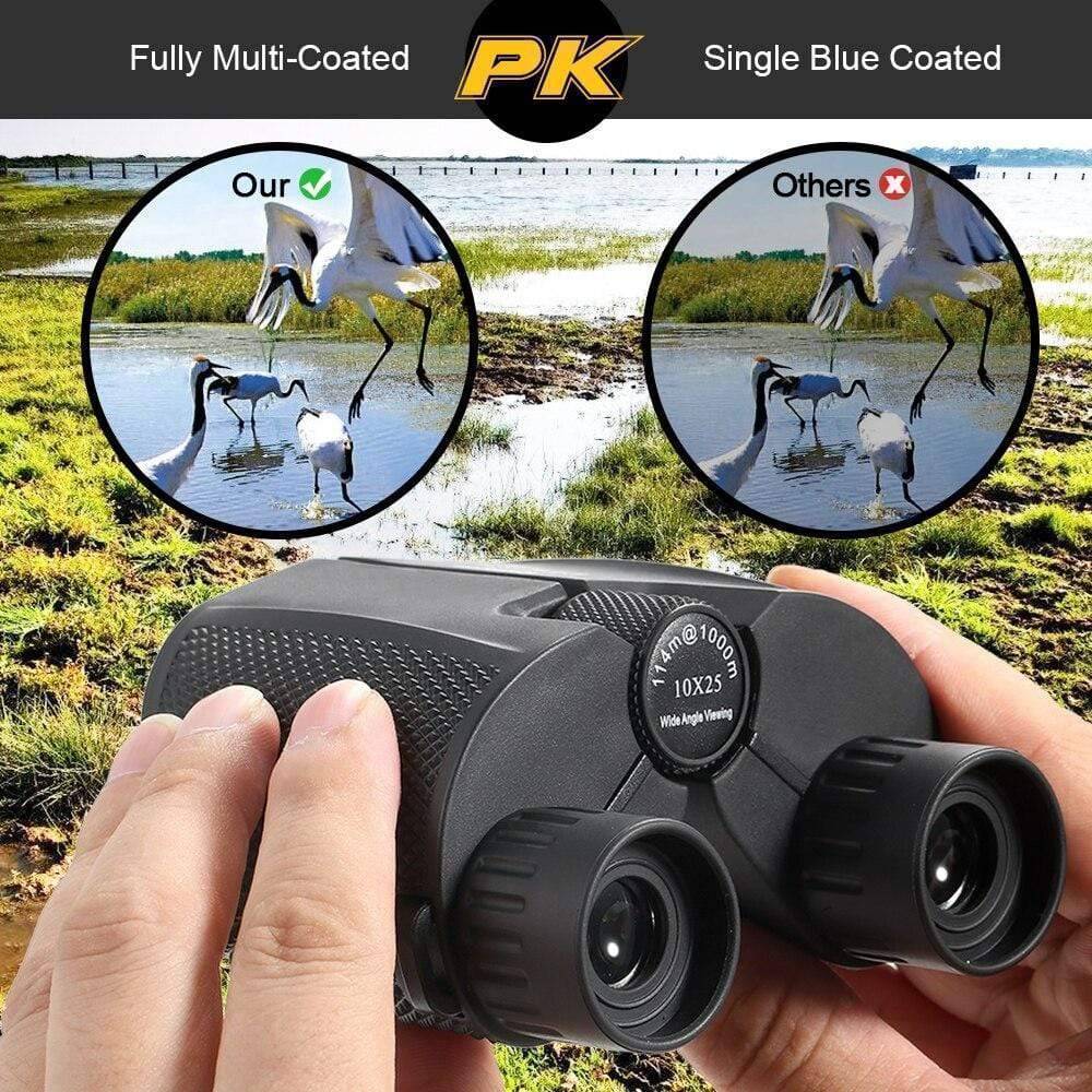 High-Power 10x25 Binoculars for Outdoor Exploration
