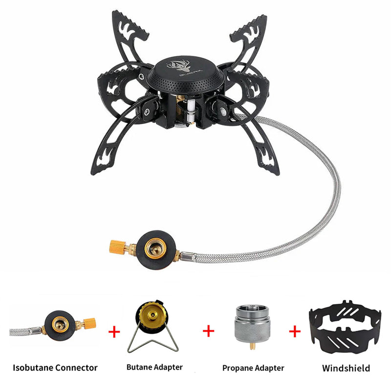 Portable Camping Burner 3800W - Compact Outdoor Stove