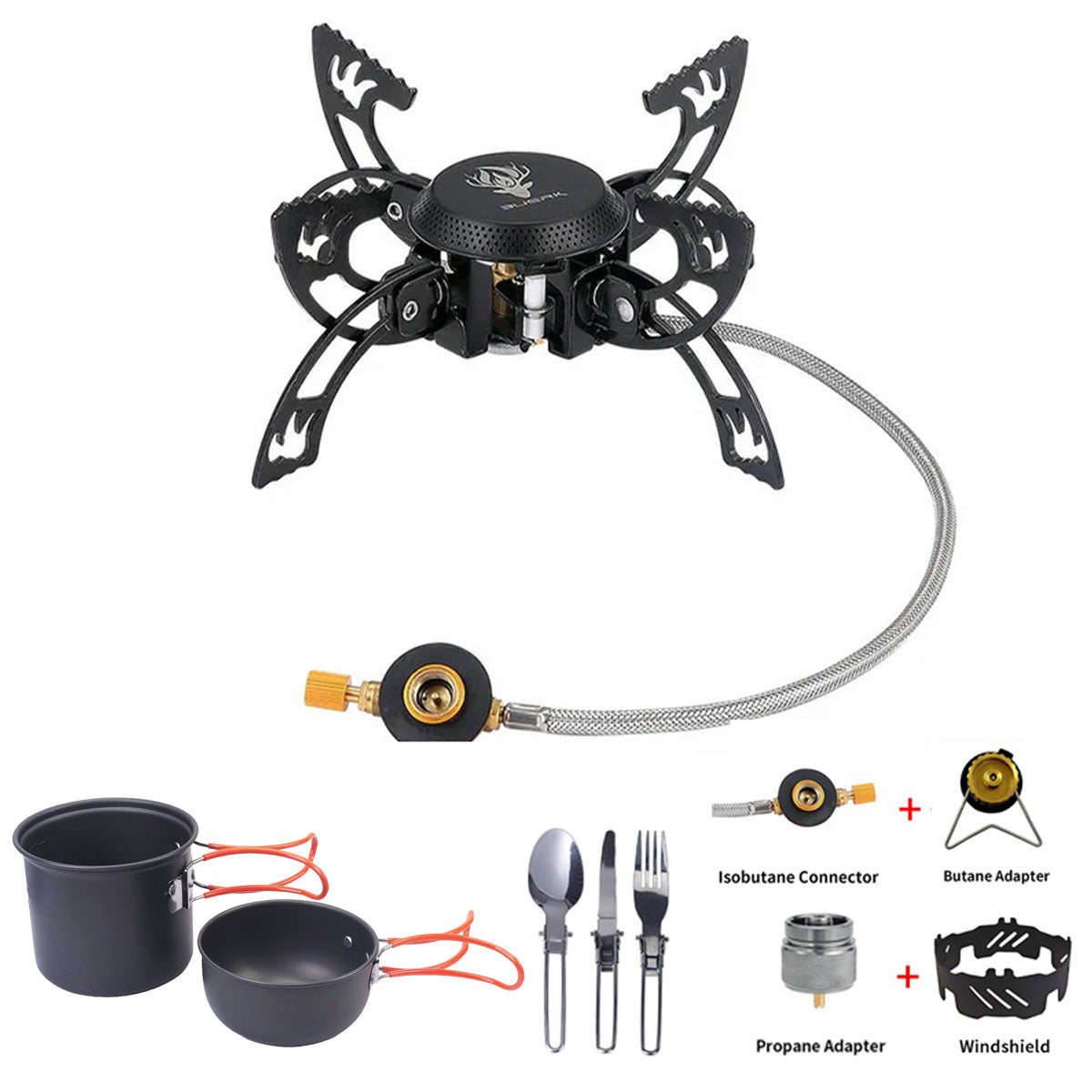 Portable Camping Burner 3800W - Compact Outdoor Stove