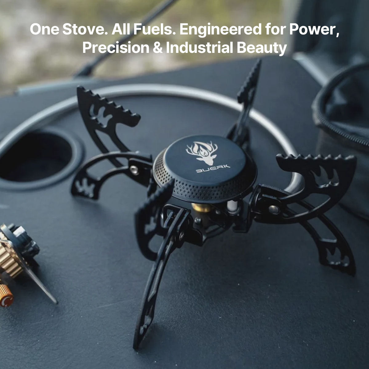 Portable Camping Burner 3800W - Compact Outdoor Stove