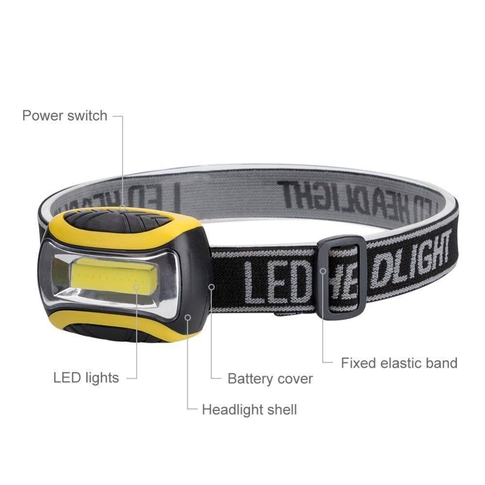 Compact LED Headlamp Flashlight