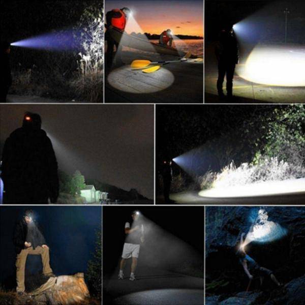 Compact LED Headlamp Flashlight