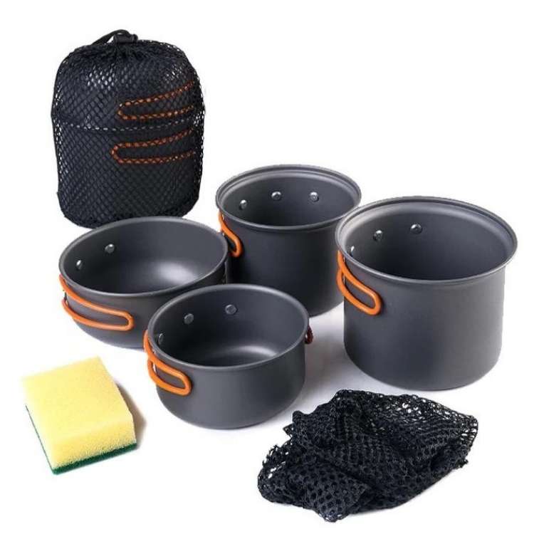 Portable Cooking Gear Set for Outdoor Camping
