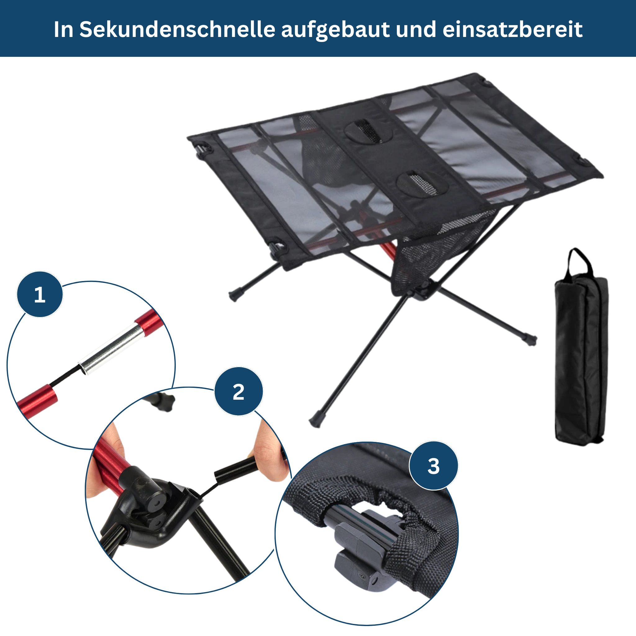 Foldable Outdoor Table for Camping - Lightweight and Compact