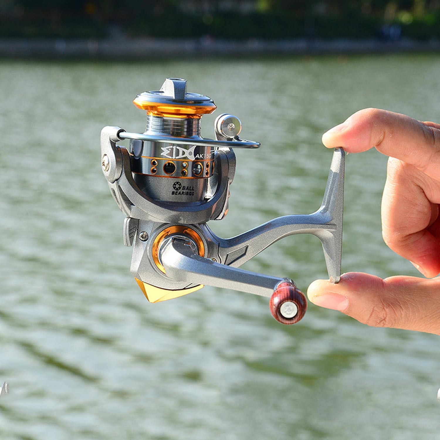 Portable Fishing Spinning Reel