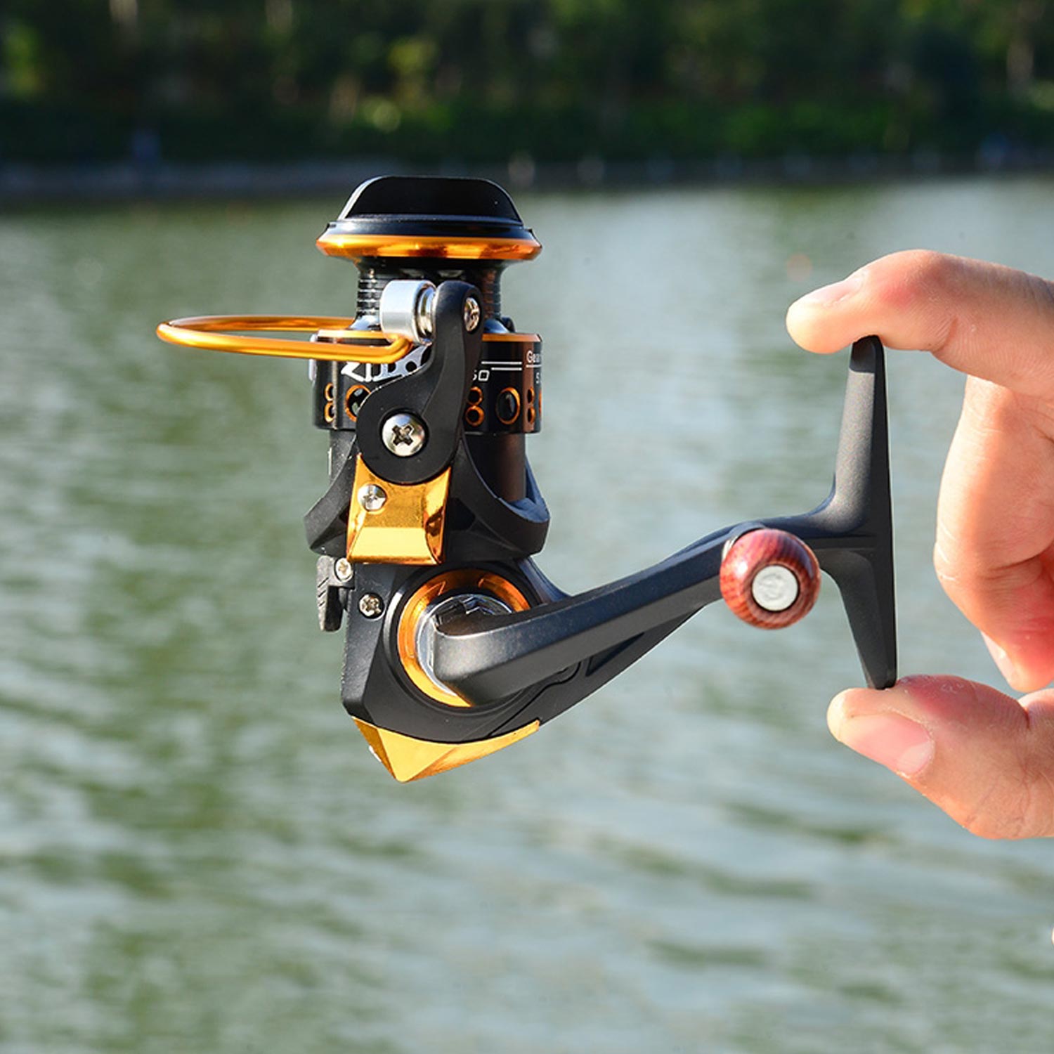 Portable Fishing Spinning Reel