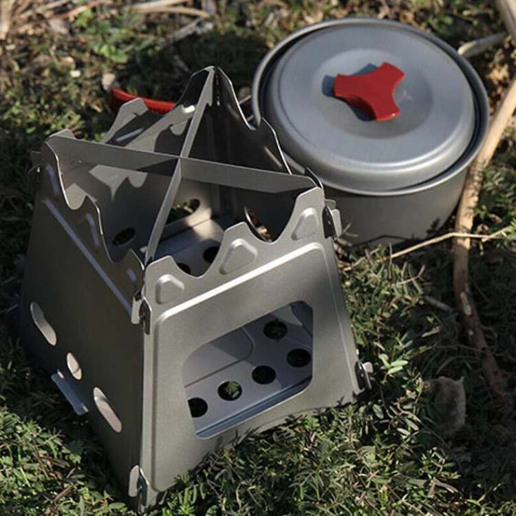 Portable Camping Stove for Outdoor Cooking – Compact Wood Burner