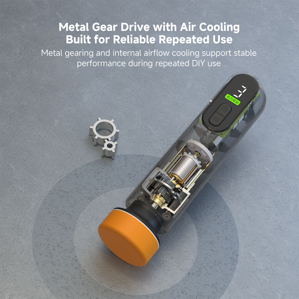 Mini Buffer Kit with Cordless Design and 3-Speed Settings
