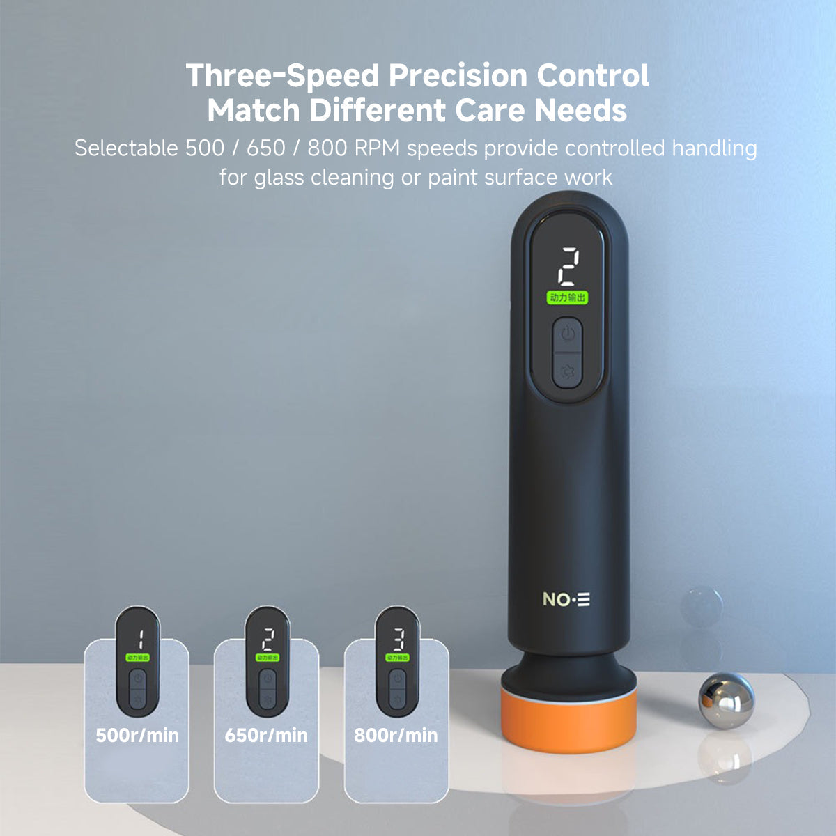 Mini Buffer Kit with Cordless Design and 3-Speed Settings