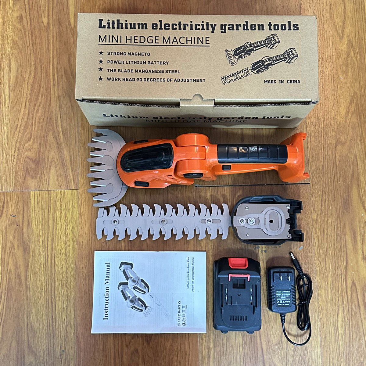 Compact Battery-Powered Hedge Trimmer