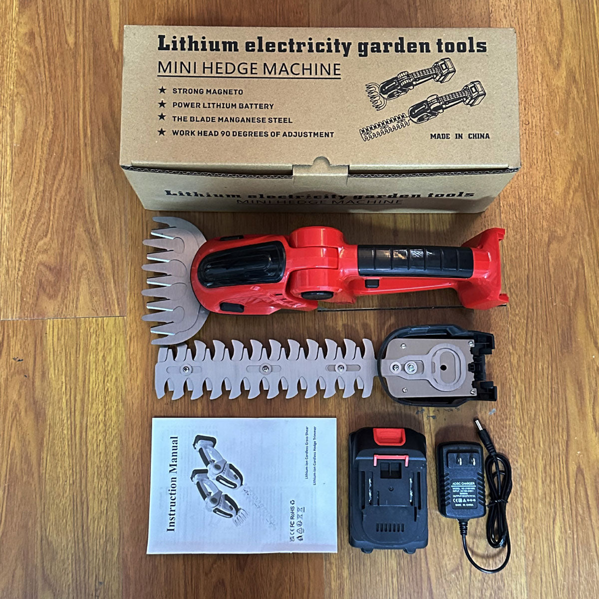 Compact Battery-Powered Hedge Trimmer