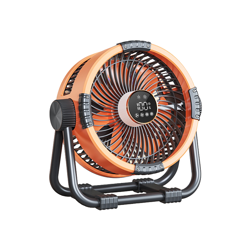 Portable Outdoor Fan with LED Lighting - 20000mAh Battery