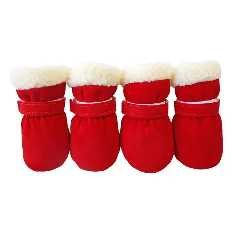 Waterproof Dog Boots with Non-Slip Traction for Winter Protection