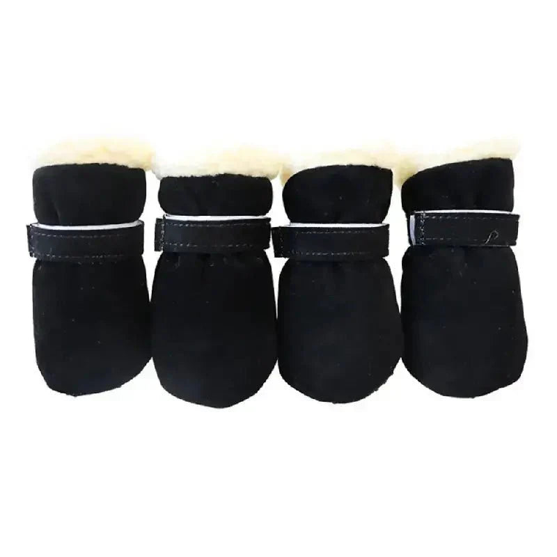Waterproof Dog Boots with Non-Slip Traction for Winter Protection