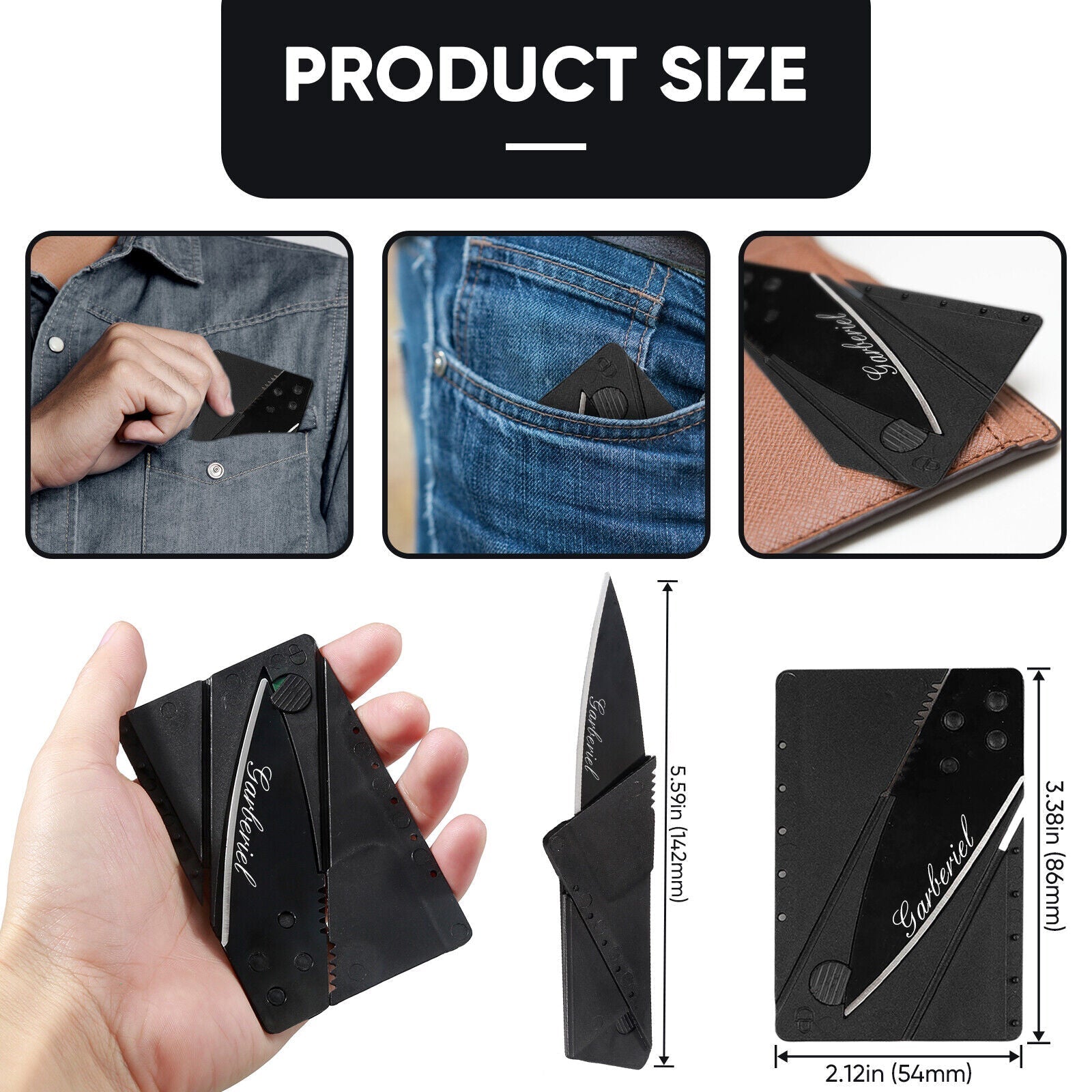 Compact Daily Carry Knife in Credit Card Size