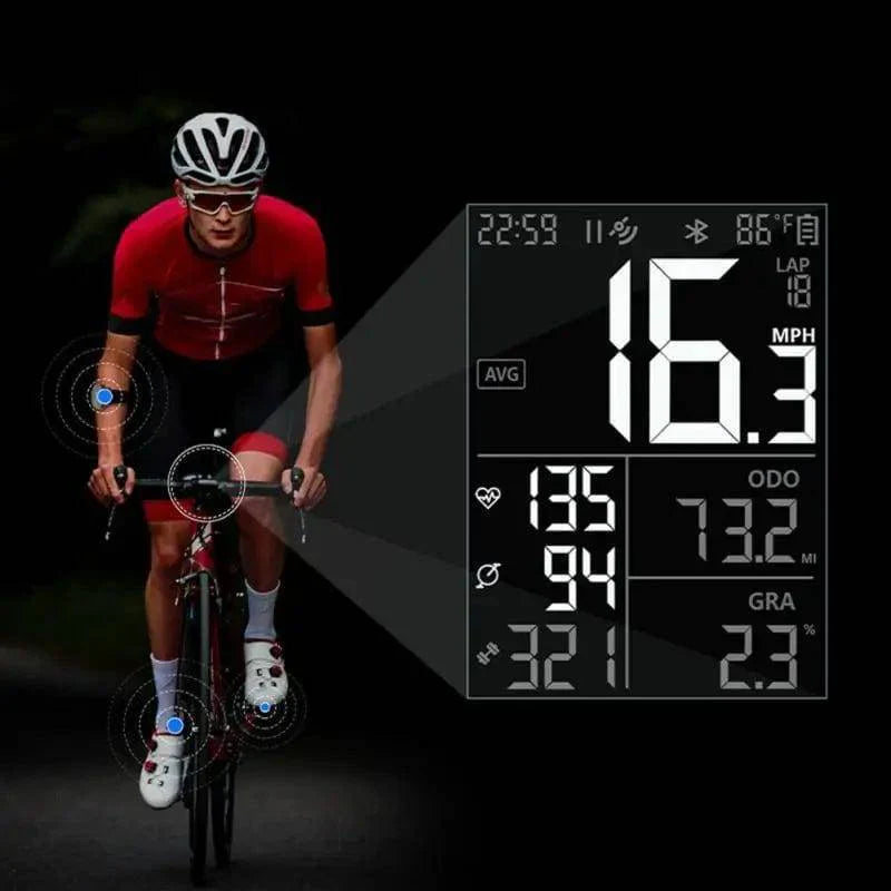 Wireless GPS Cycling Computer for Bicycles - Model M2