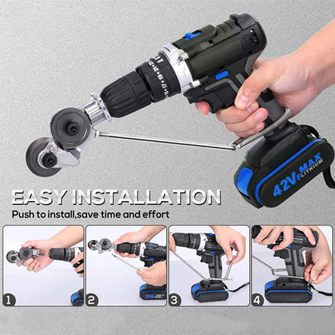 Electric Drill Scissors™ - Transforming a drill into scissors