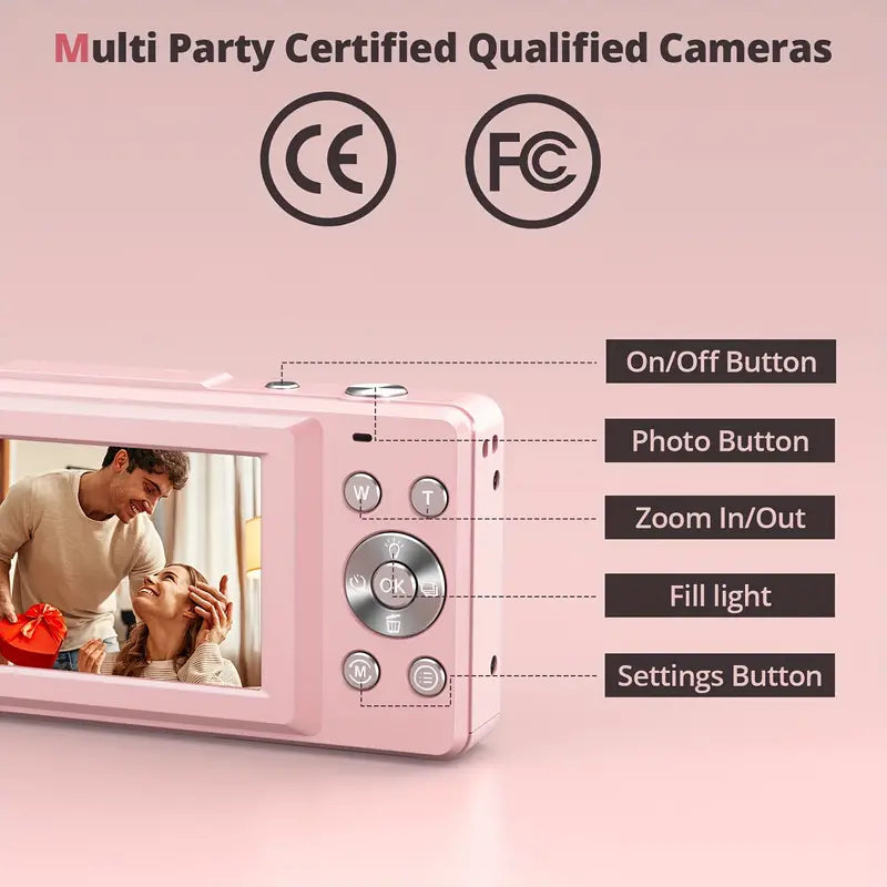 1080p HD Video Recording Compact Digital Camera